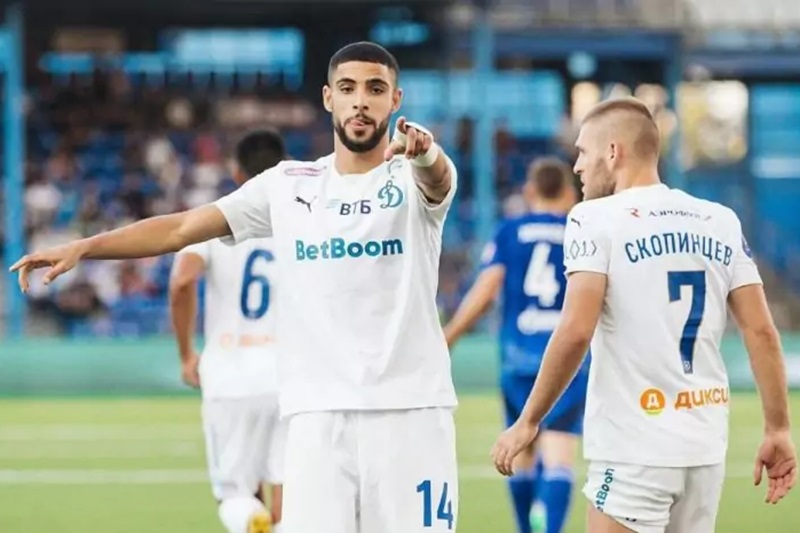 الرجاوي السابق مهدي موهوب يسجل أولى أهدافه رفقة دينامو موسكو في الدوري الروسي