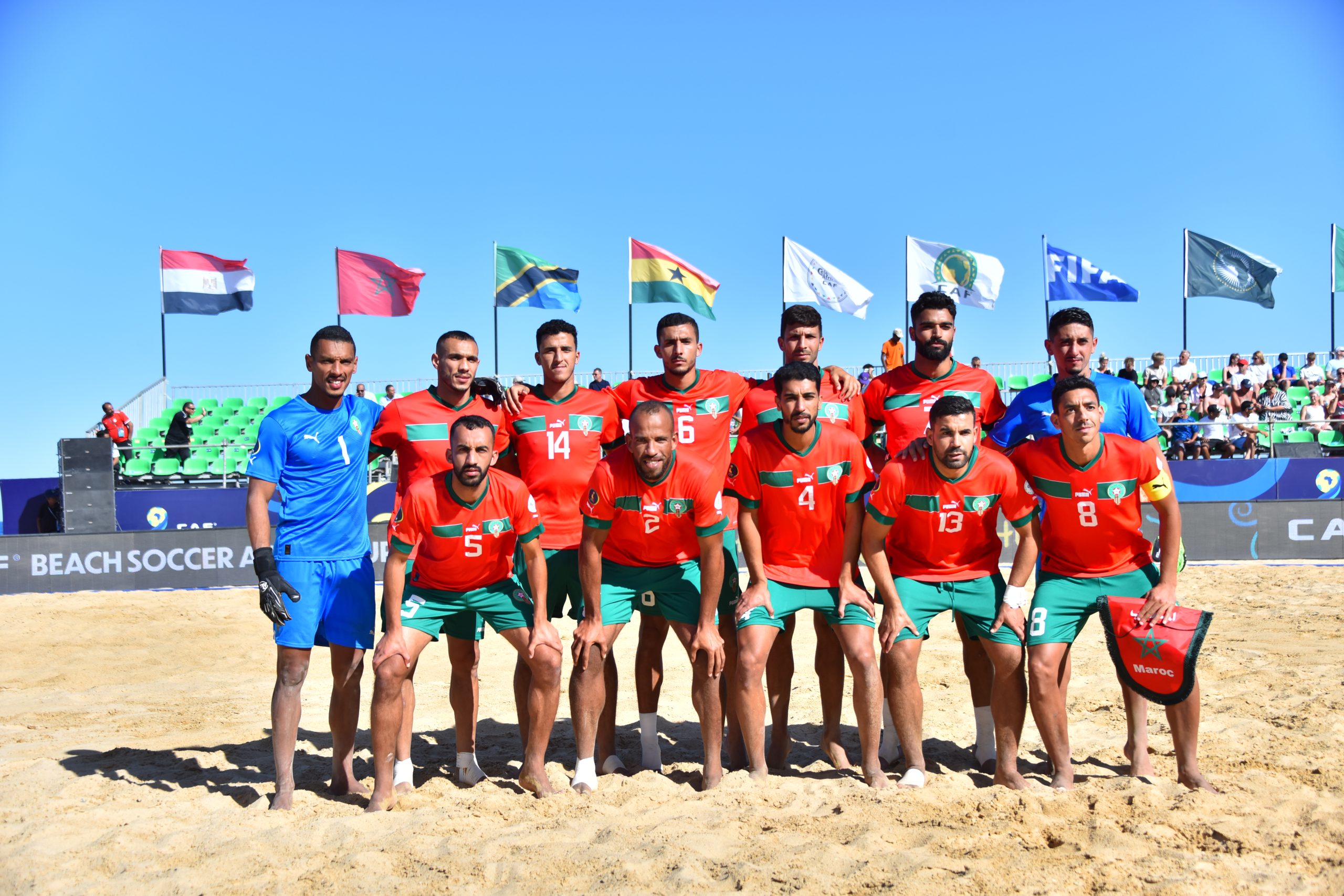 المنتخب الوطني لكرة القدم الشاطئية يحتل المركز الثالث في كأس أفريقيا