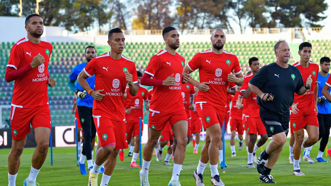 آخر حصة تدريبية للمنتخب المغربي في وجدة قبل مواجهة أفريقيا الوسطى