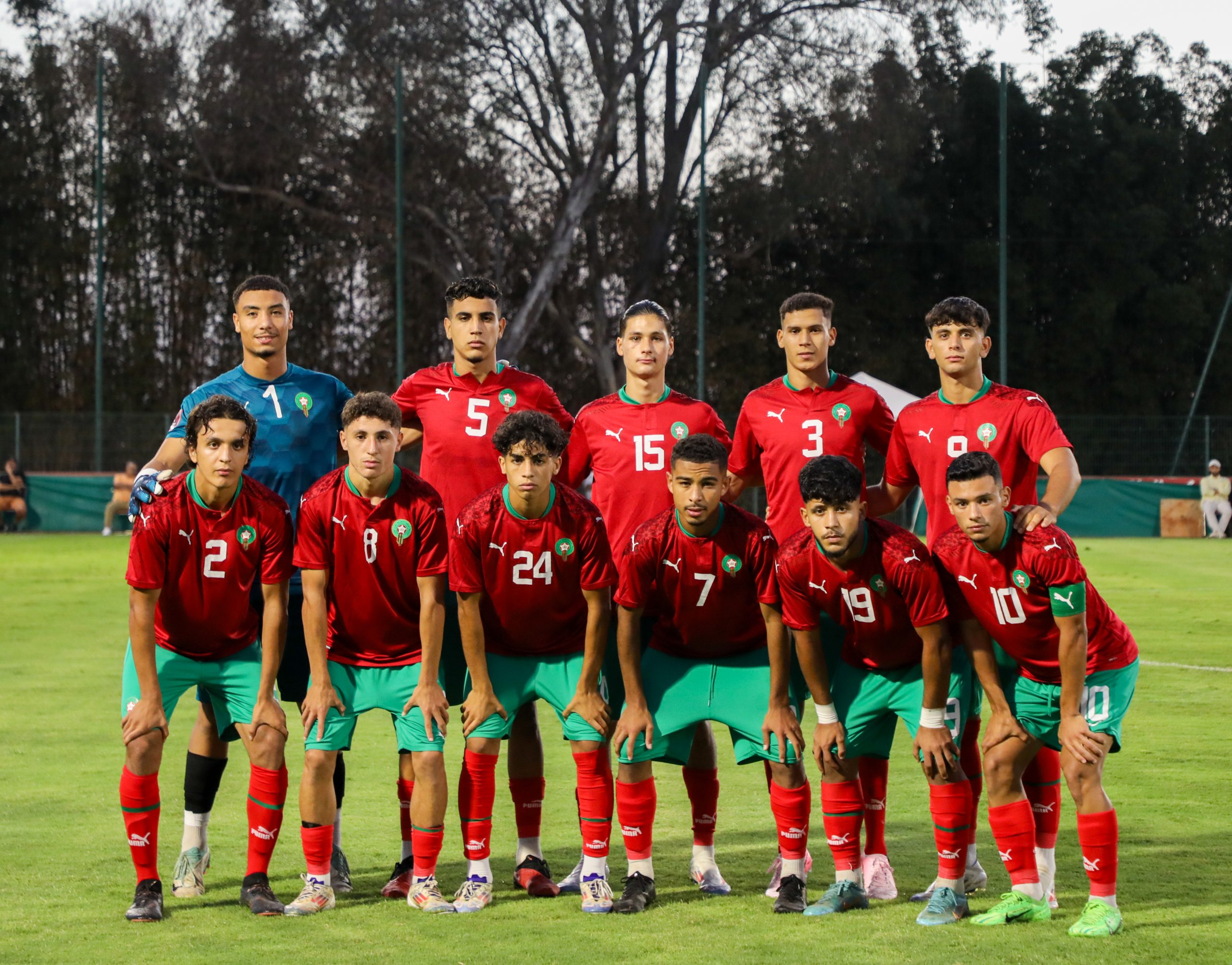 المنتخب الوطني لأقل من 20  سنة يخوض مبارتين وديتين أمام فرنسا بمركز كليرفونتين