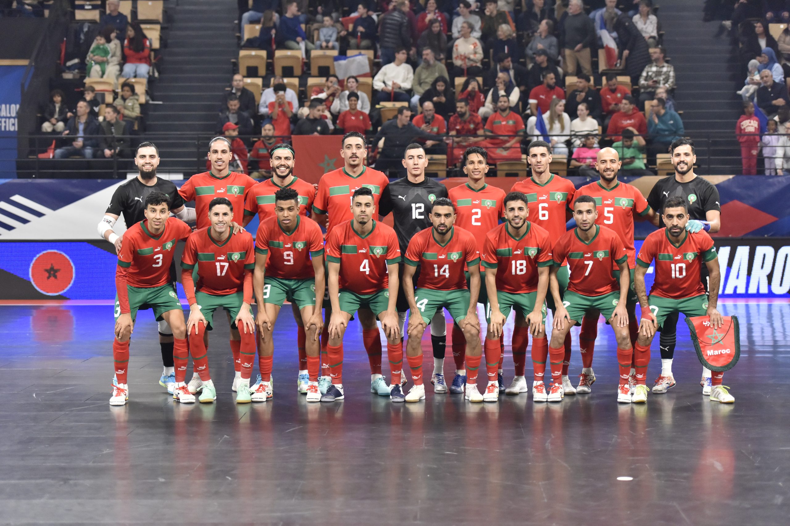 المنتخب الوطني لكرة القدم داخل القاعة ينهزم أمام فرنسا