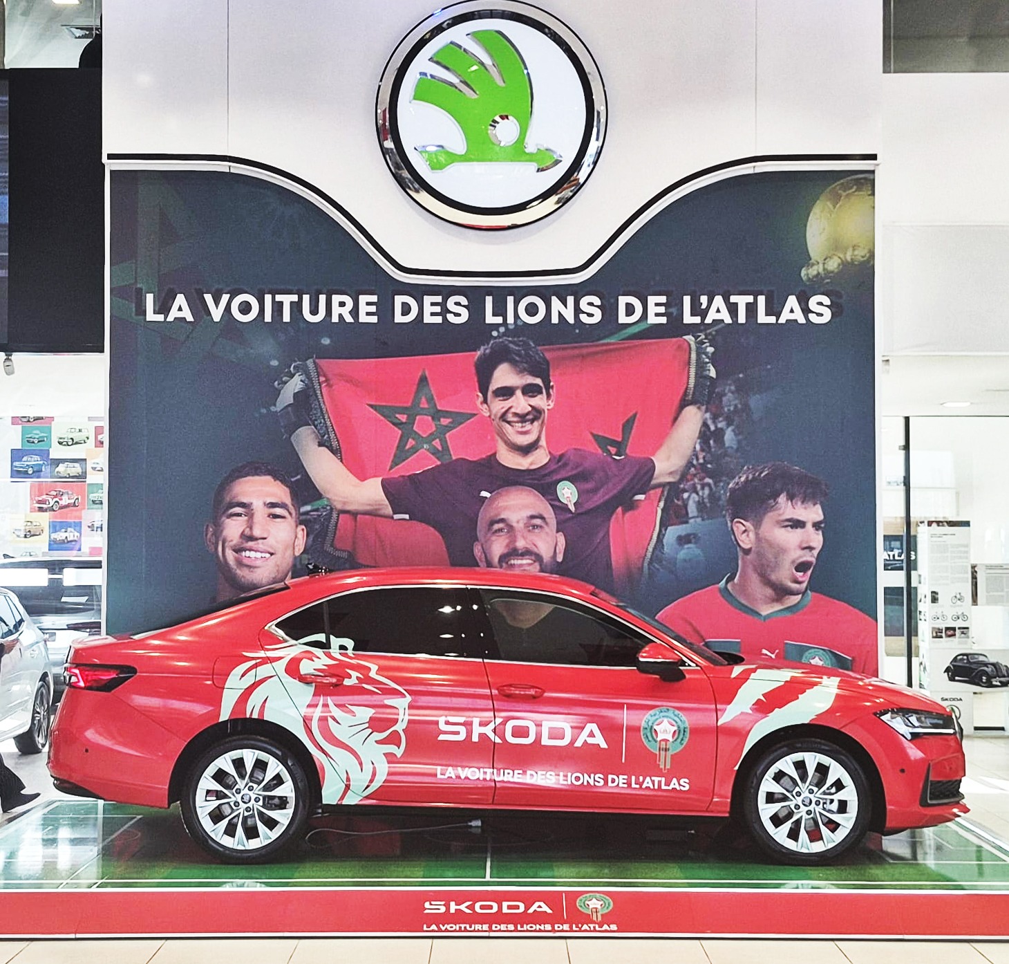 سكودا المغرب تصبح السيارة الرسمية لأسود الأطلس حتى 2030