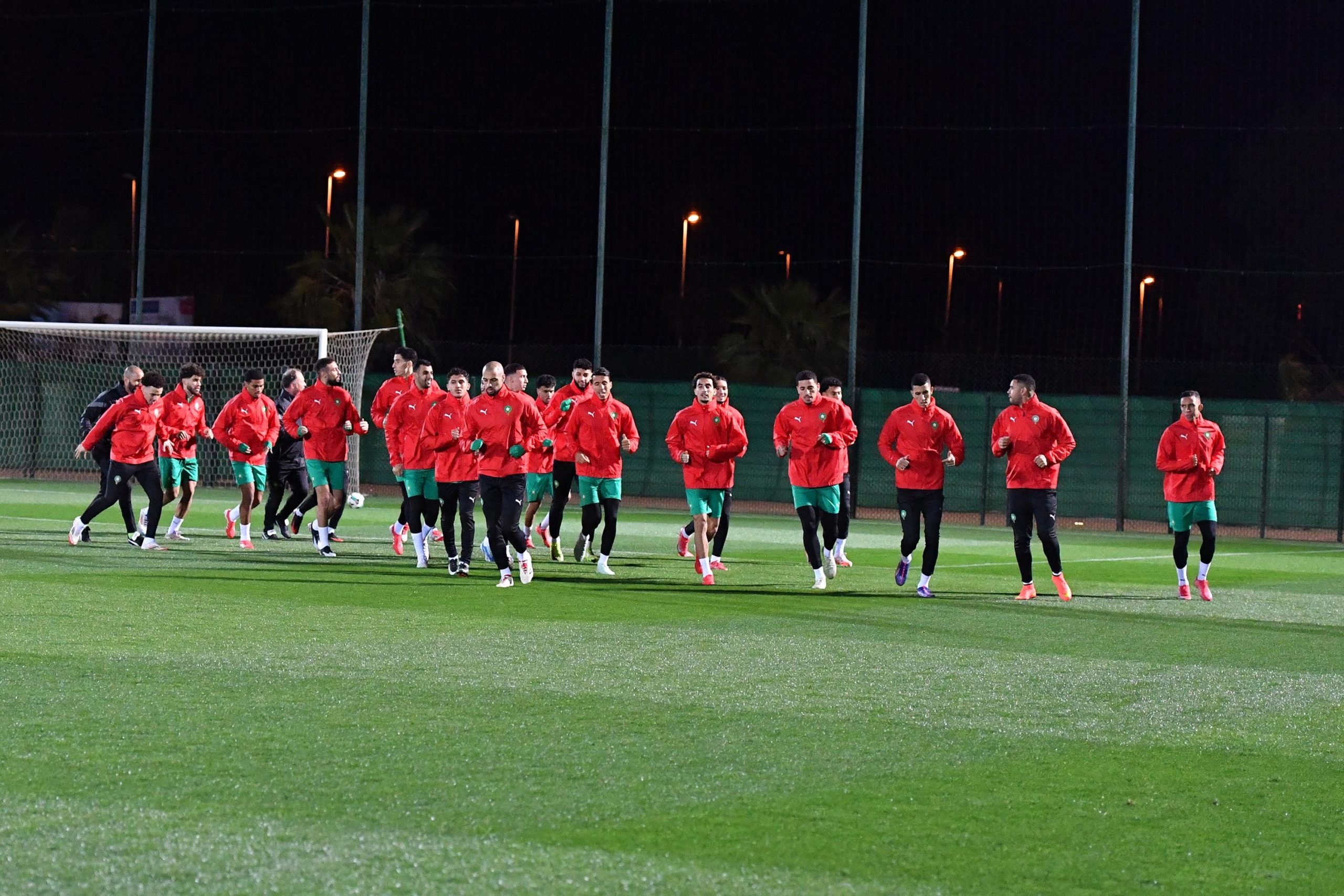 المنتخب المغربي يستأنف تداريبه تأهبا لمواجهة تنزانيا