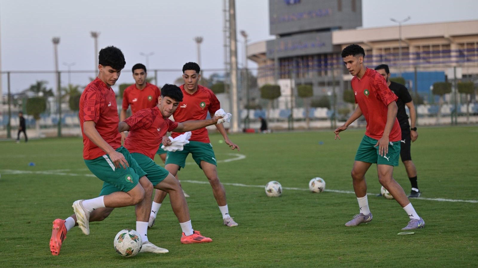 المنتخب الوطني لأقل من 20 سنة يُجري آخر حصة تدريبية استعداداً لمواجهة تونس