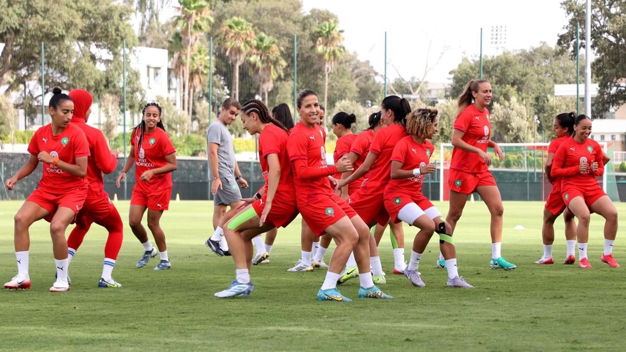 المنتخب الوطني النسوي يواصل استعداداته لمواجهة مالي في ربع نهائي “كان” السيدات المغرب 2024
