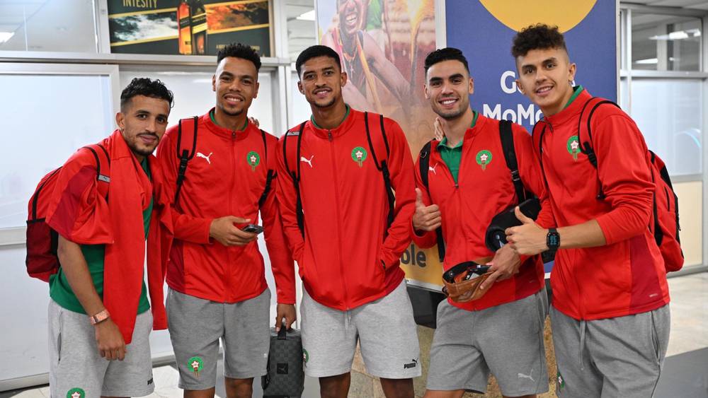 بعثة المنتخب المغربي تتوجه إلى نايروبي لخوض نهائي الشان ضد مدغشقر