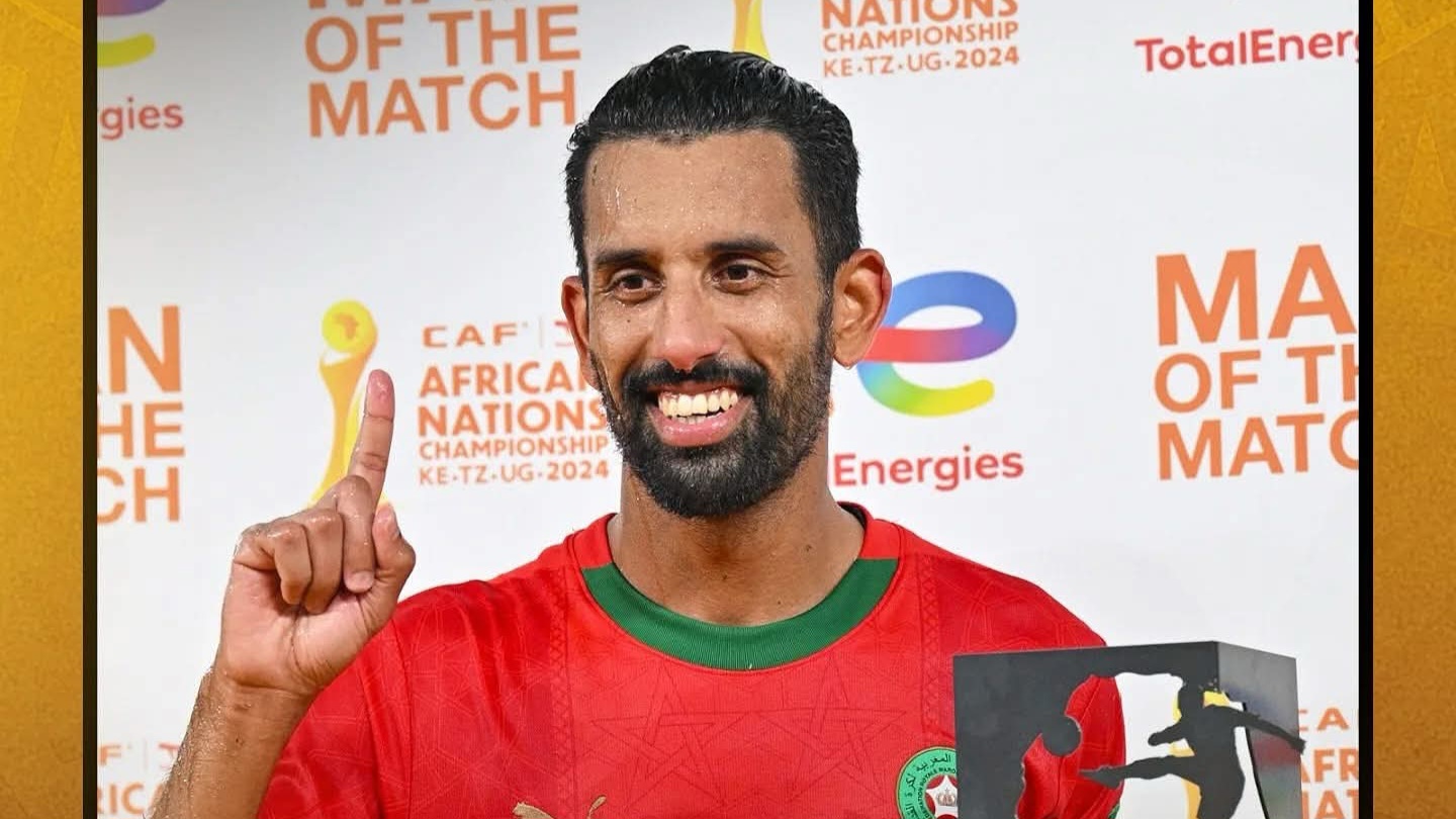 محمد ربيع حريمات رجل مباراة المغرب أمام تنزانيا