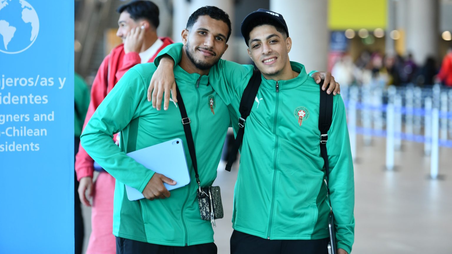 بعثة المنتخب الوطني المغربي لأقل من 20 سنة تصل إلى التشيلي استعدادًا لخوض منافسات كأس العالم!