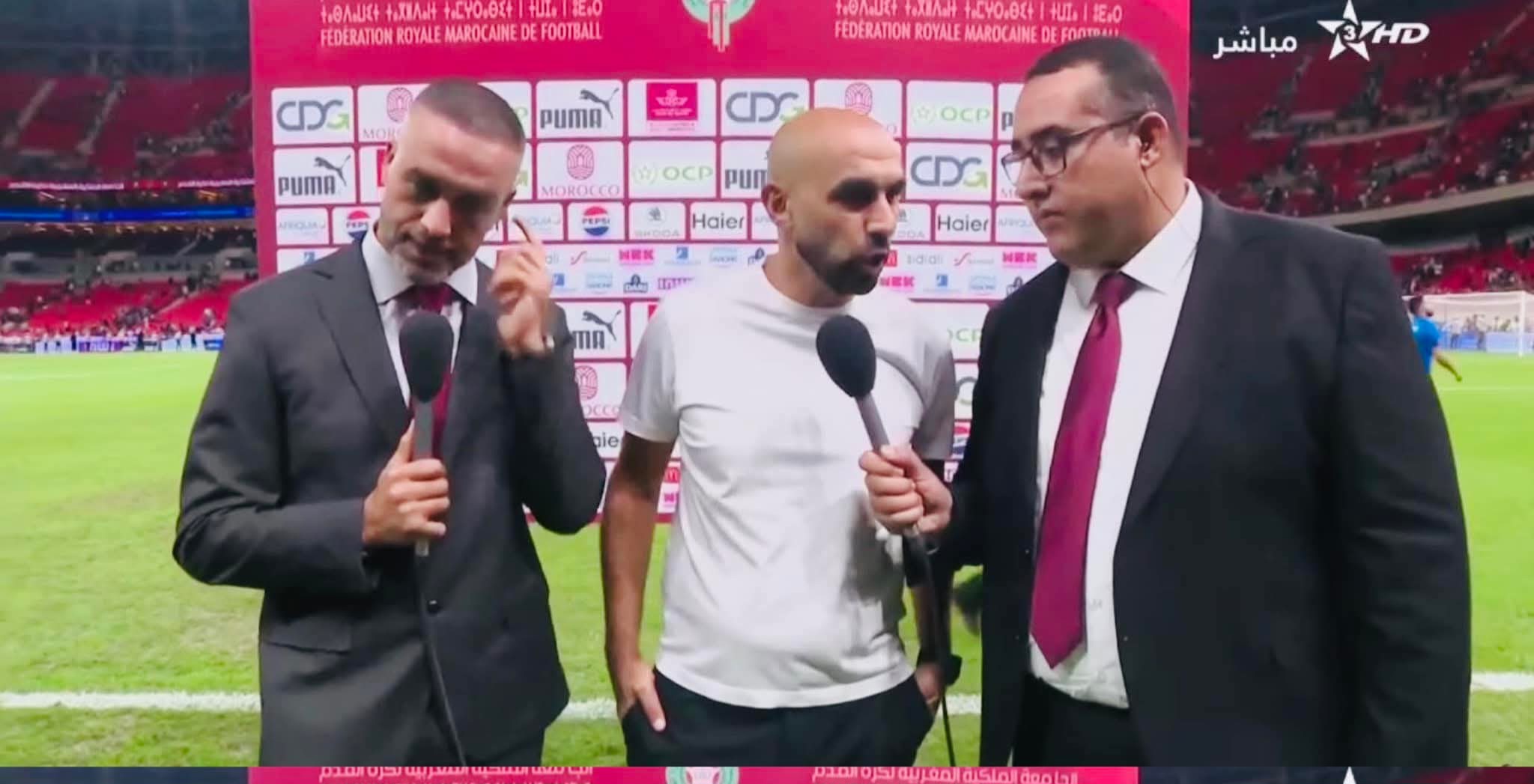 الركراكي: “مكرهتش مانربحوش اليوم باش نحيدو علينا الضغط قبل الكان”