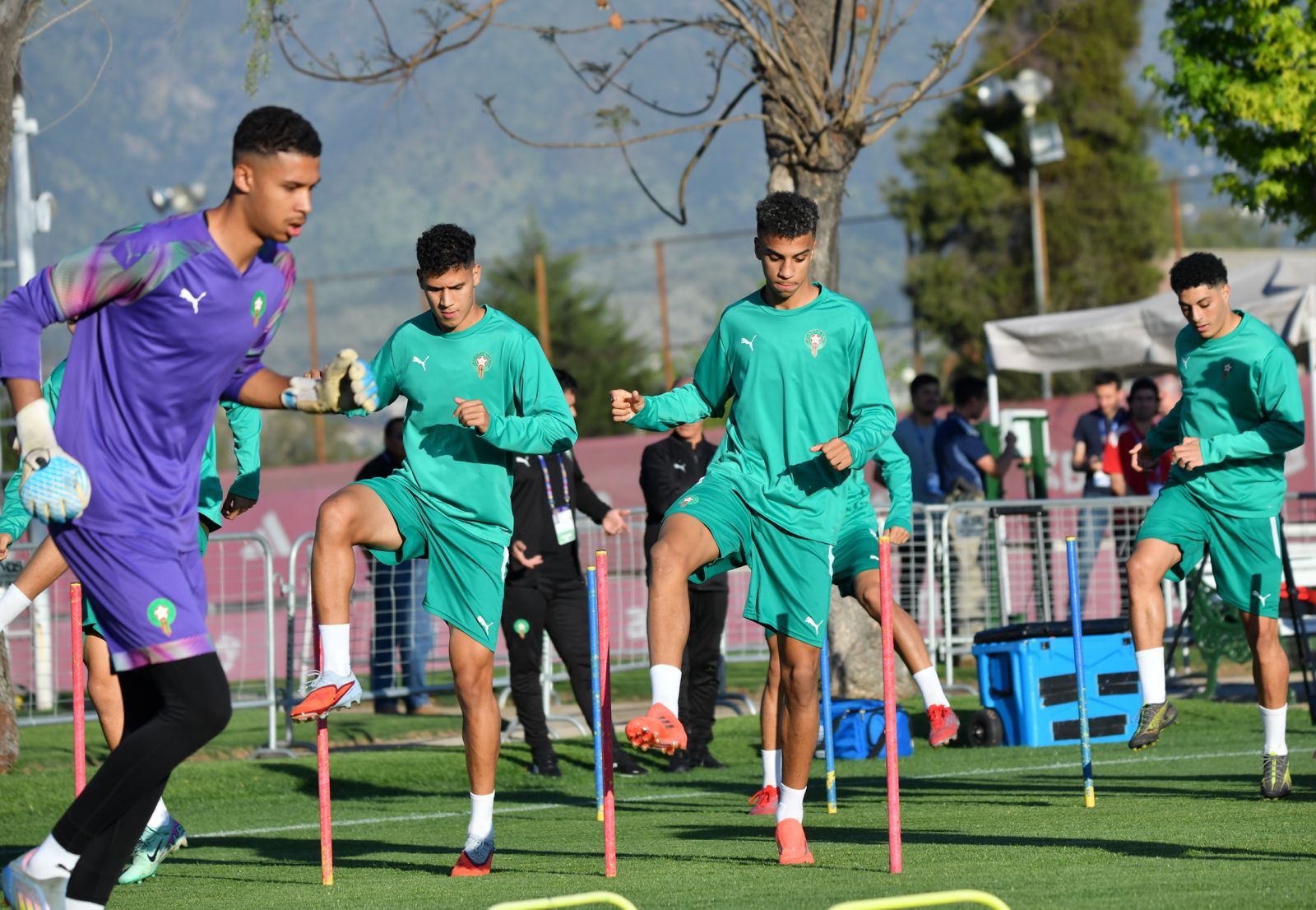 المنتخب الوطني لأقل من 20 سنة يختتم استعداداته لمواجهة الأرجنتين