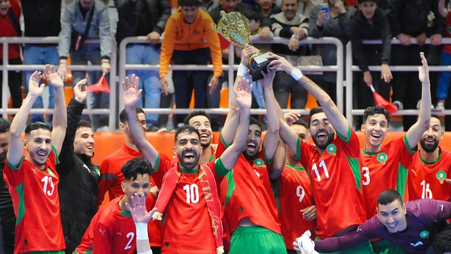 المنتخب الوطني لكرة القدم داخل القاعة يتوج بدوري بركان الدولي