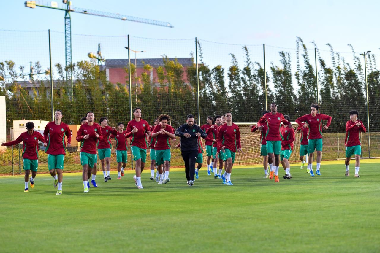 المنتخب الوطني لأقل من 17 سنة ينهي استعداداته للقاء تونس