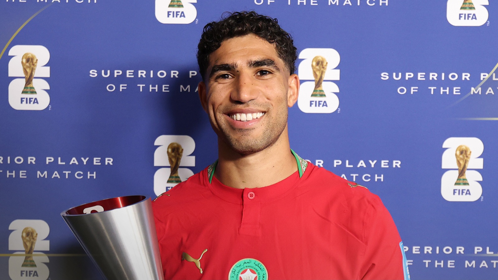 حكيمي رجل مباراة المغرب وهايتي بعد أداء استثنائي في مونديال 2026