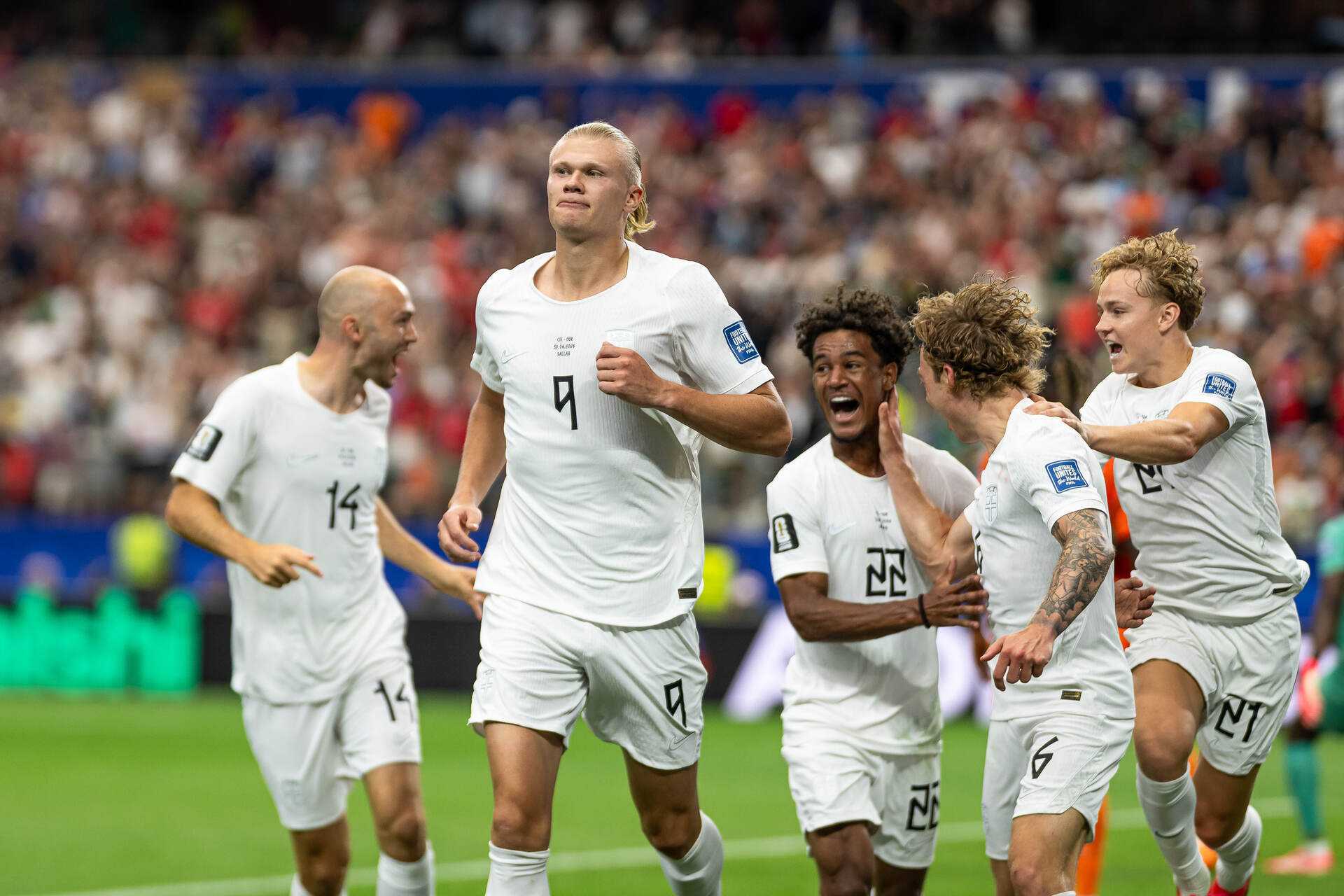 هالاند يقود النرويج إلى ثمن نهائي كأس العالم ويضرب موعدًا مع البرازيل