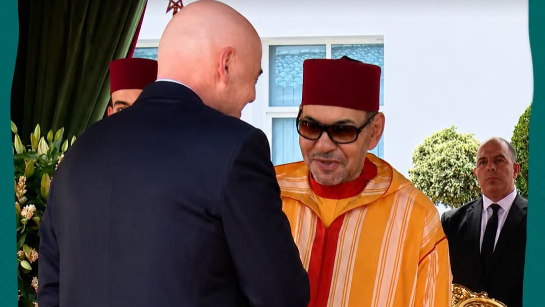 الملك محمد السادس يستقبل جياني إنفانتينو على هامش احتفالات عيد العرش