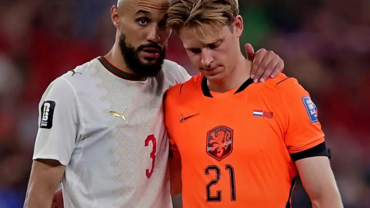 دي يونغ: لم نظهر بمستوانا الحقيقي أمام المغرب في مونديال قطر